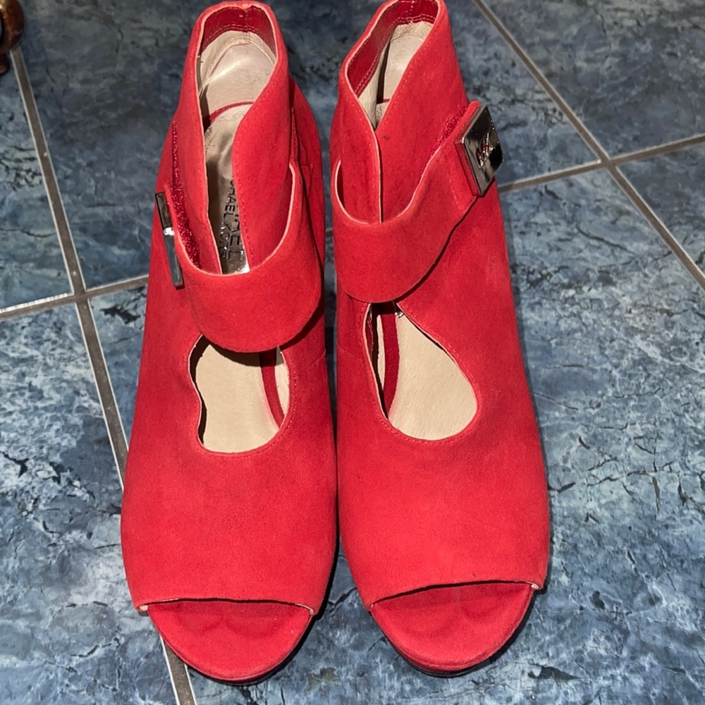 Michael Kors peep toe bootie